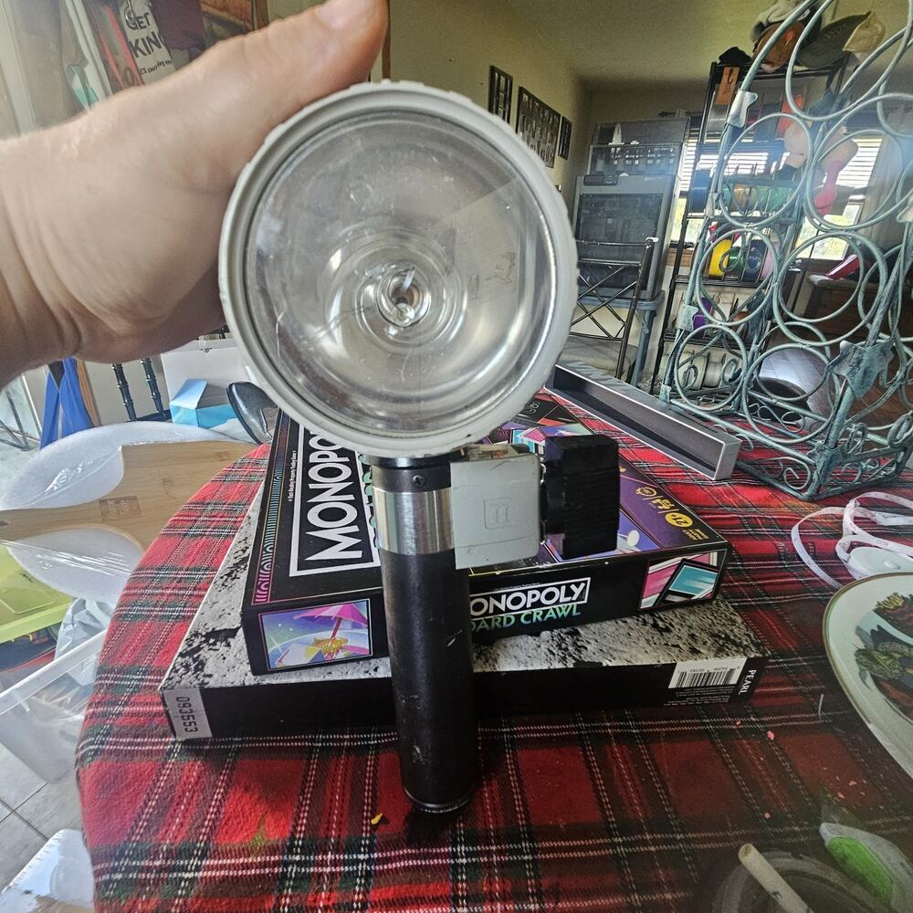 Vintage Singer Graflex Strob 250 Electronic Camera Flash Handle Photography
